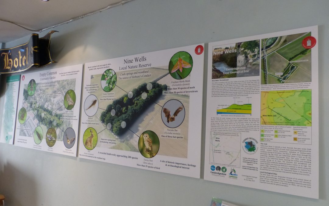 Nine Wells LGS display at the Cambridge Museum